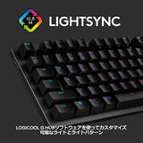 Logicool G G512-LN ゲーミングキーボード 有線 GXスイッチ リニア メカニカルキーボード 静音 日本語配列 LIGHTSYNC RGB