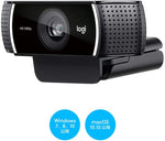 Logicool ウェブカメラ C922n ブラック フルHD 1080P ウェブカム ストリーミング 自動フォーカス ステレオマイク 撮影用三脚付属 2年間メーカー保証