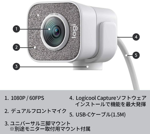 Logitech ロジテック C980OW Stream Cam HD